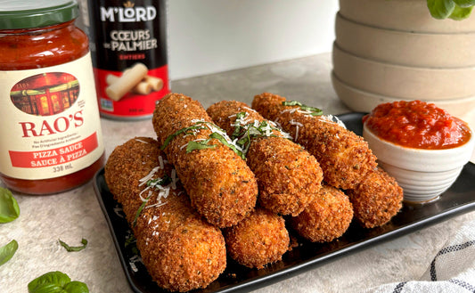 Hearts of Palm Mozzarella Sticks