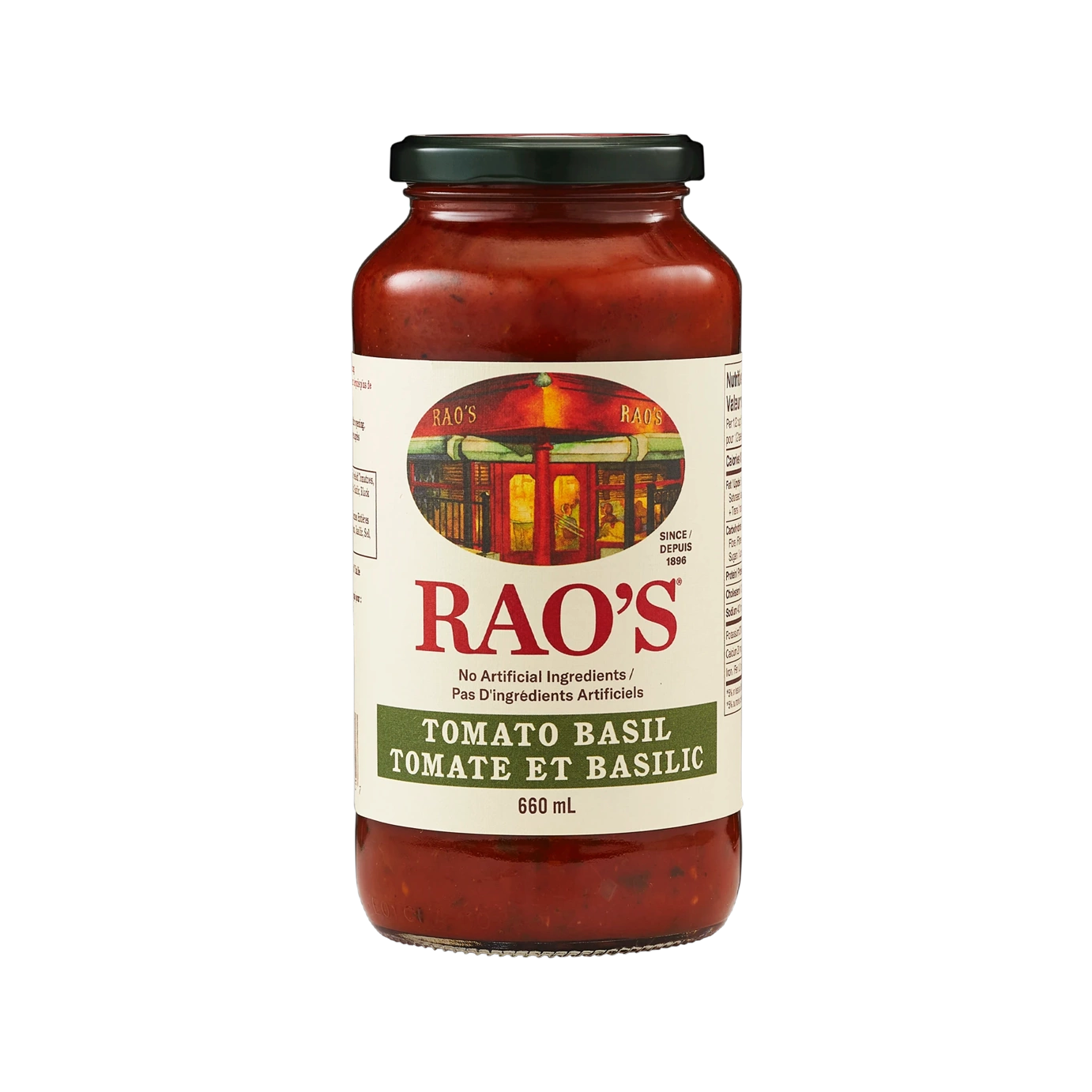 Sauce tomate et basilic