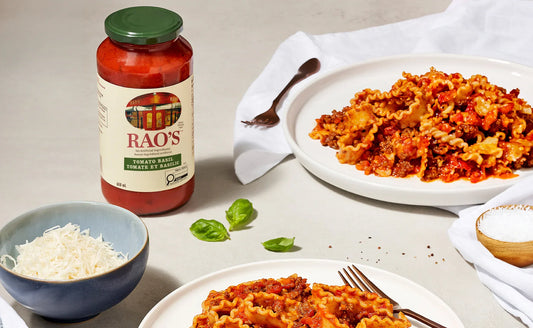 Mafaldine with Bolognese Sauce