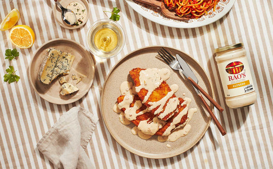 Crispy Chicken with Creamy Gorgonzola Sauce
