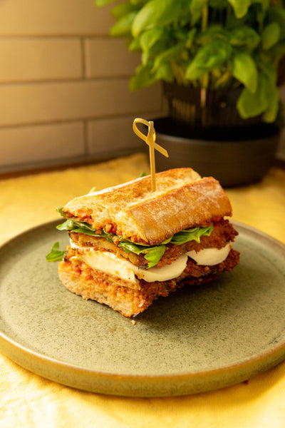 Sandwich aubergines parmigiana