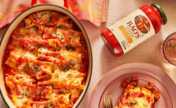 Veal Cannelloni with Four Cheese Sauce