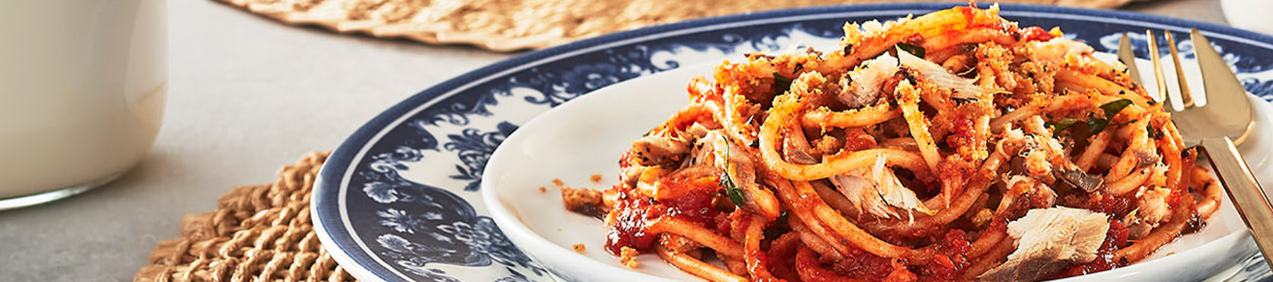 Pasta dish prepared with Rao's Italian pasta sauce