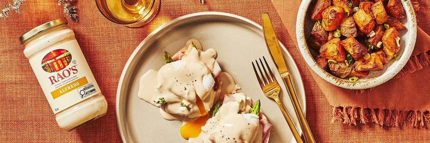 Alfredo Eggs Benedict