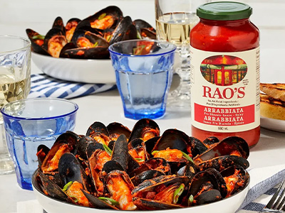 Moules arrabbiata au chorizo