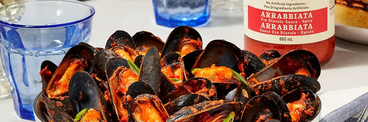 Arrabbiata Mussels with Chorizo