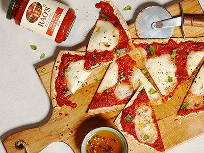 Margherita Flatbread Pizza