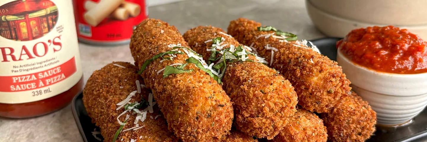 Hearts of Palm Mozzarella Sticks